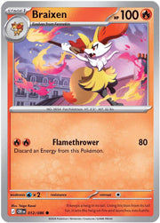 Braixen #12 Pokemon Chaos Rising