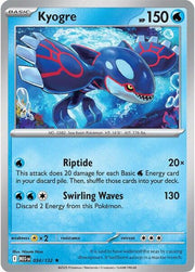 Kyogre #34 Pokemon Mega Evolution HOLO