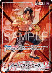 One Piece Portgas D. Ace OP16-001 L The Time of Battle Alternate Art
