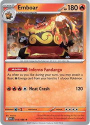 Emboar #13 Pokemon White Flare HOLO