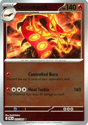 Centiskorch 010/084 Pitch Black Reverse Holo Rare