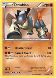Terrakion #63 Pokemon Emerging Powers