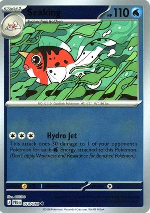 Seaking 014/084 Pitch Black Reverse Holo Uncommon