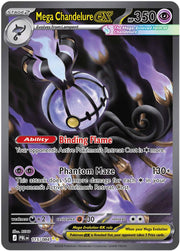 Mega Chandelure ex 115/084 Pitch Black Special Illustration Rare SIR
