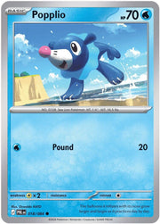 Popplio 018/084 Pitch Black Non-Holo Common
