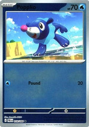 Popplio 018/084 Pitch Black Reverse Holo Common