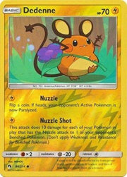 DEDENNE 84/214 REVERSE HOLO LOST THUNDER