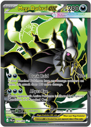 Mega Darkrai ex 101/084 Pitch Black Ultra Rare Full Art