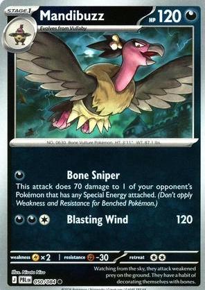 Mandibuzz 050/084 Pitch Black Reverse Holo Rare