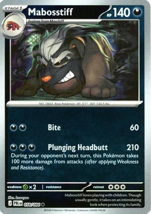 Mabosstiff 058/084 Pitch Black Reverse Holo Rare