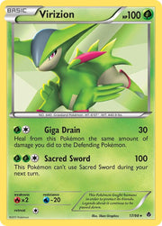 Virizion #17 Pokemon Emerging Powers