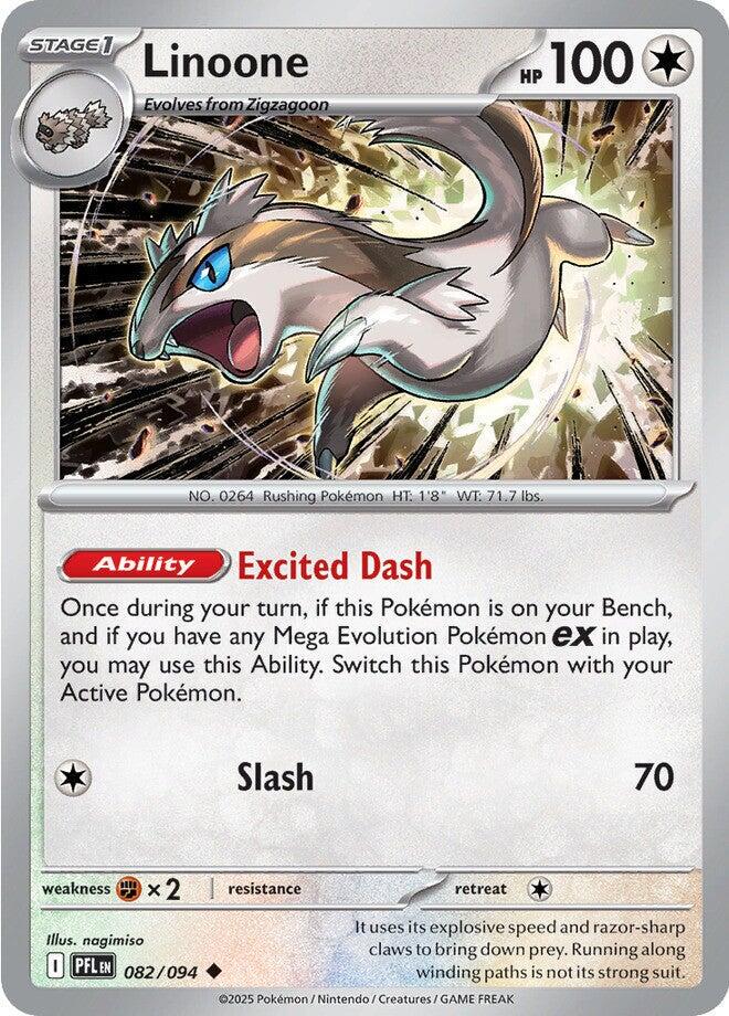 Linoone 082/094 Phantasmal Flames Uncommon