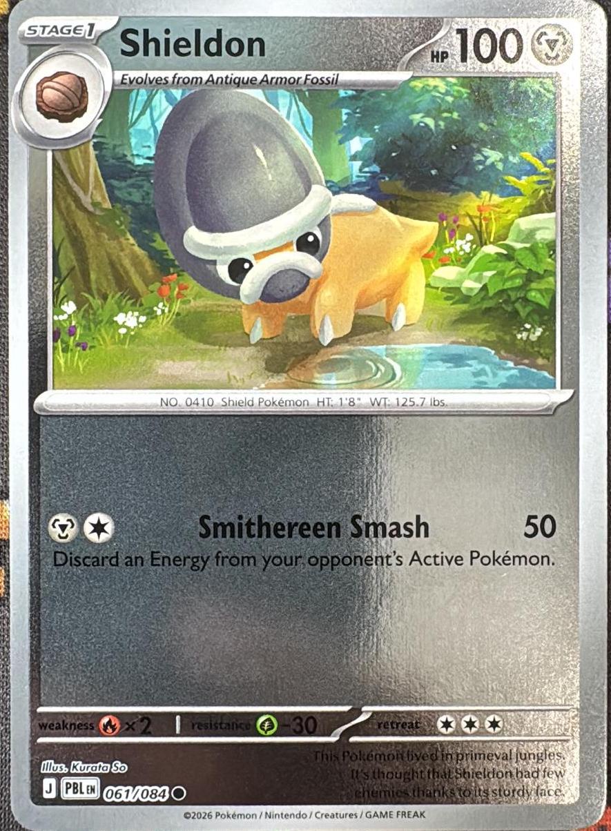 Shieldon 061/084 Pitch Black Reverse Holo Uncommon
