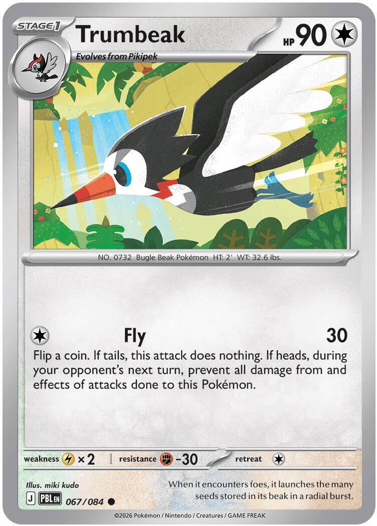 Trumbeak 067/084 Pitch Black Non-Holo Uncommon