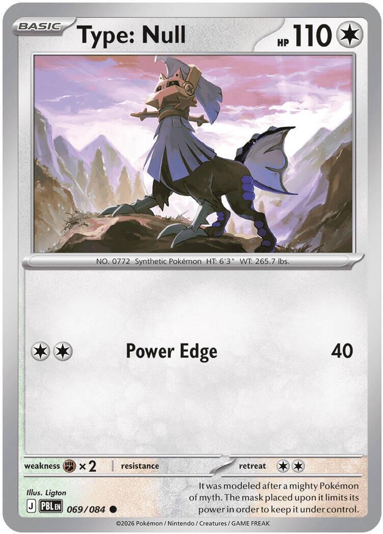 Type: Null 069/084 Pitch Black Non-Holo Uncommon