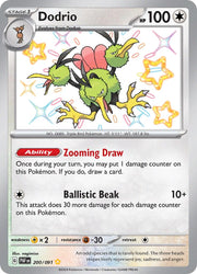 Dodrio #200 Pokemon Paldean Fates