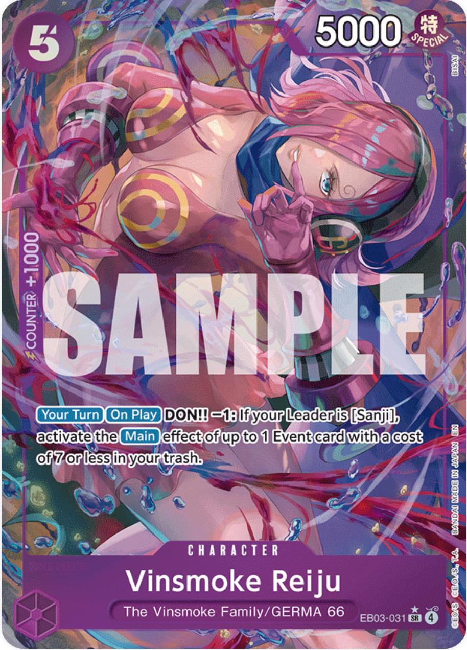 Vinsmoke Reiju [Alternate Art] EB03-031 One Piece Extra Booster Heroines Edition