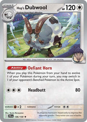 op's Dubwool #136 Pokemon Journey Together HOLO