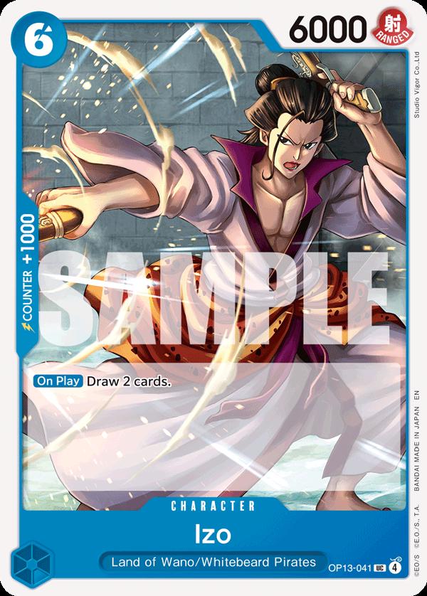 Izo OP13-041 One Piece Carrying on His Will