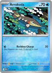 Arrokuda [Reverse Holo] #62 Pokemon Destined Rivals