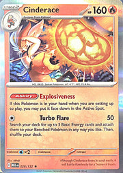 Cinderace #28 Pokemon Mega Evolution HOLO