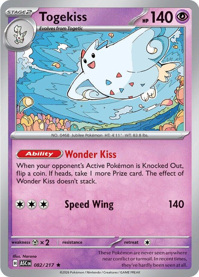 Togekiss #82 Pokemon Ascended Heroes HOLO