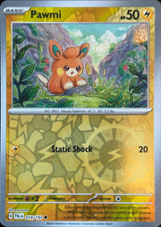 Pawmi [Reverse Holo] #74 Pokemon Paldea Evolved