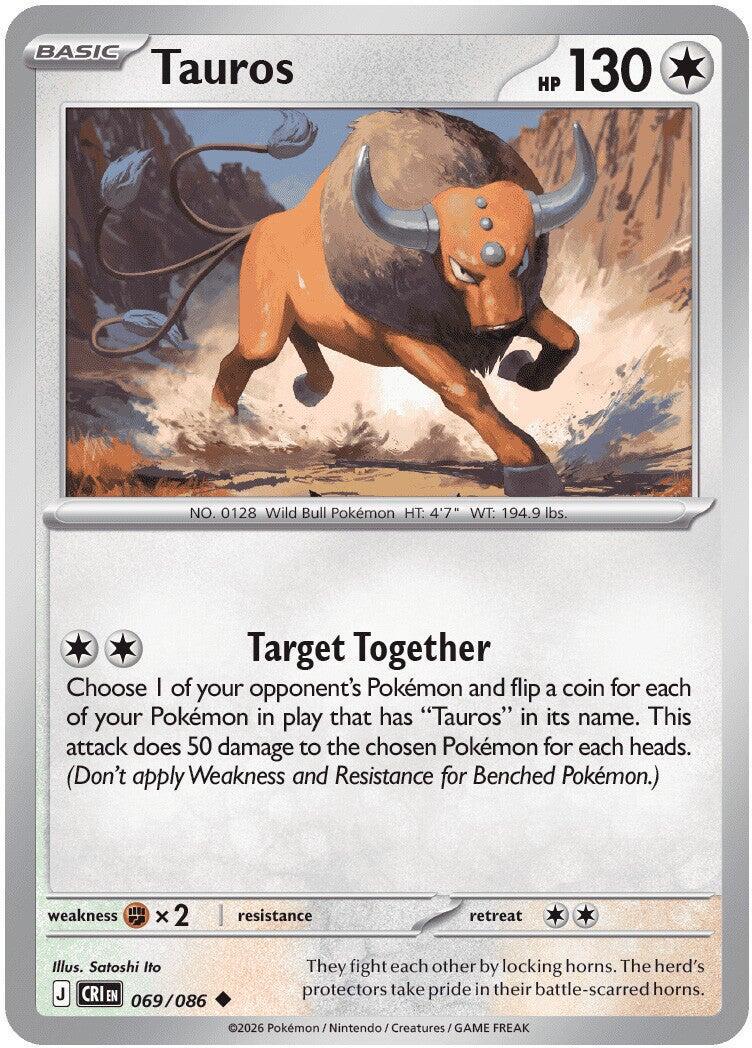Tauros #69 Pokemon Chaos Rising