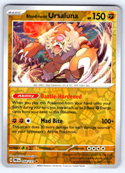Bloodmoon Ursaluna [Reverse] #54 Pokemon Prismatic Evolutions