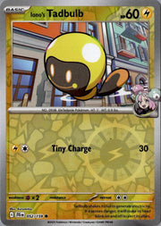 Iono's Tadbulb [Reverse Holo] #52 Pokemon Journey Together