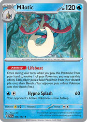 Milotic #36 Pokemon Paradox Rift HOLO