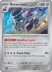 Revavroom #65 Pokemon Paldean Fates HOLO