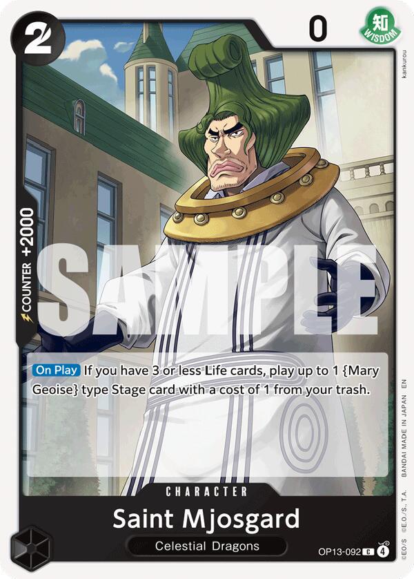 Saint Mjosgard OP13-092 One Piece Carrying on His Will