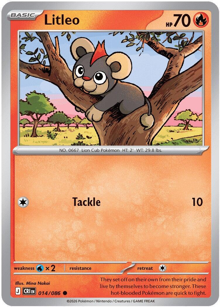 Litleo #14 Pokemon Chaos Rising