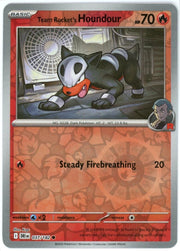 Team Rocket's Houndour [Reverse Holo] #37 Pokemon Destined Rivals
