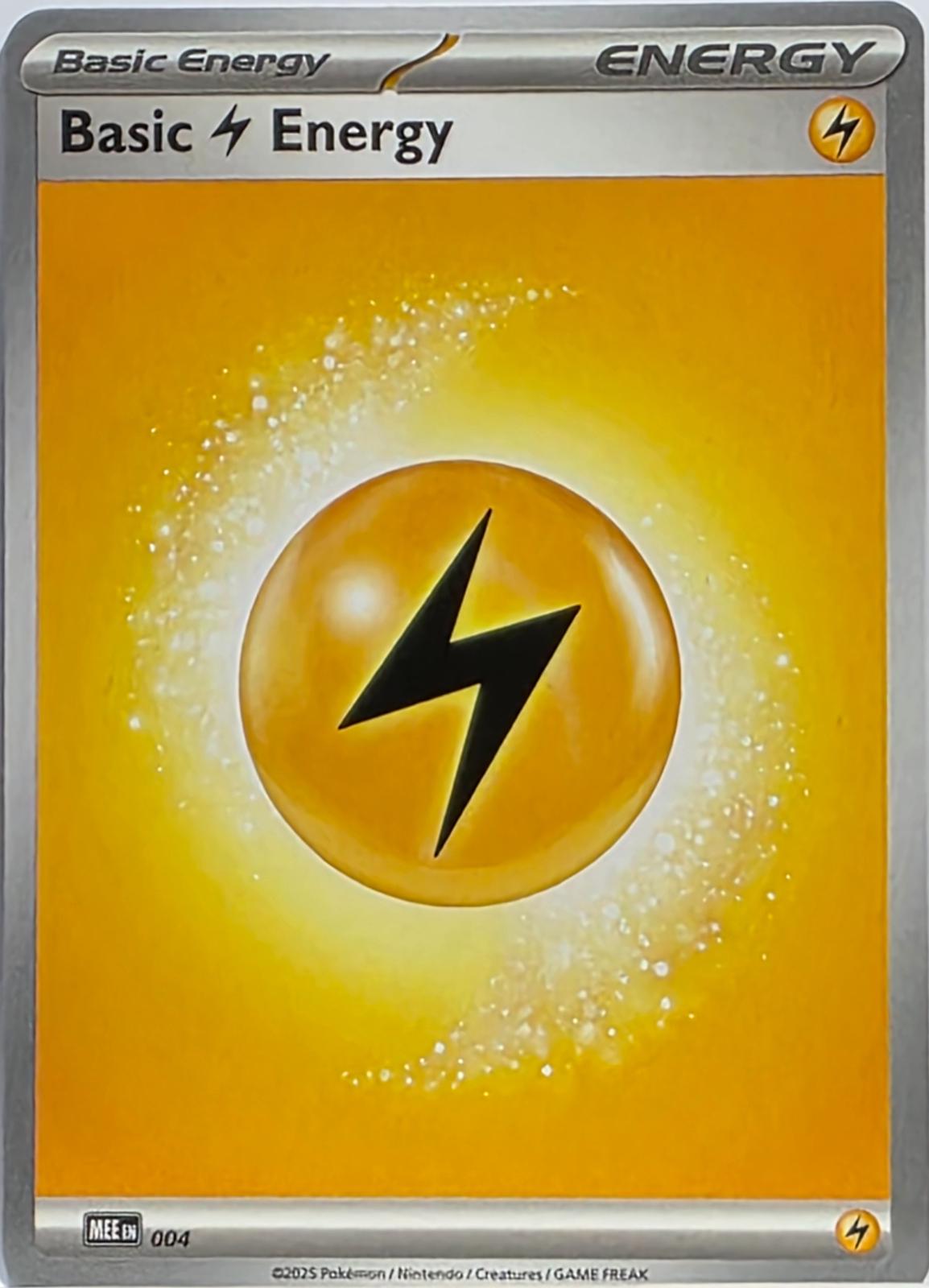 Basic Lightning Energy #4 Pokemon Mega Evolution Energy