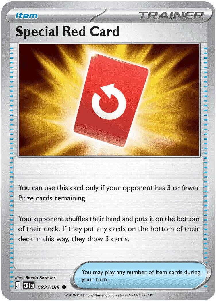 Special Red Card #82 Pokemon Chaos Rising