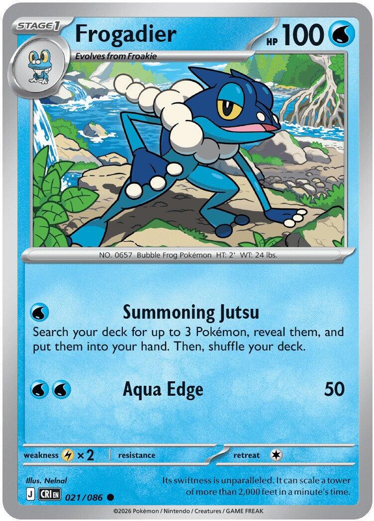 Frogadier #21 Pokemon Chaos Rising