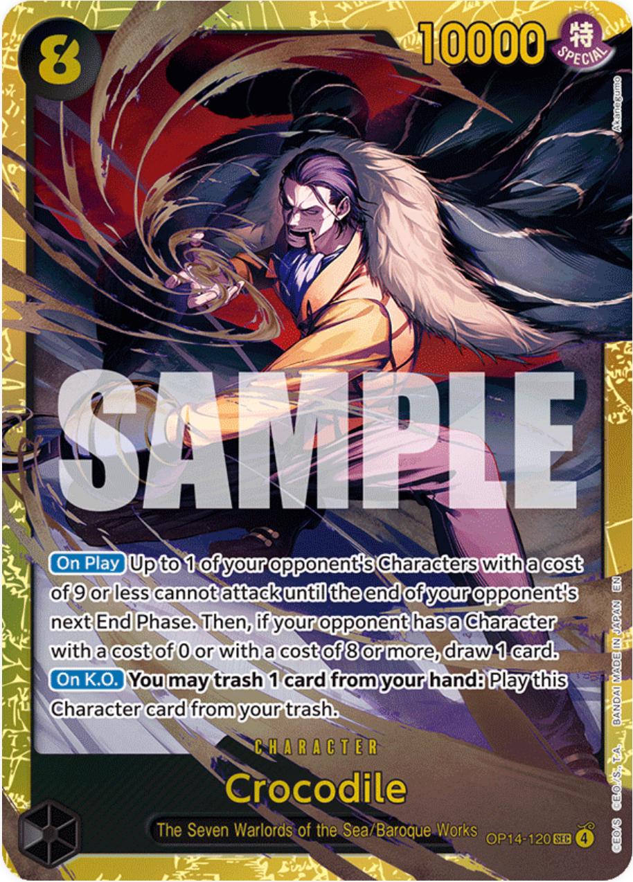 Crocodile OP14-120 One Piece Azure Sea's Seven