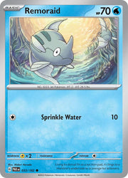 Remoraid #33 Pokemon Paradox Rift HOLO