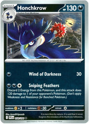 Honchkrow [Reverse Holo] #58 Pokemon Phantasmal Flames