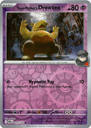 Team Rocket's Drowzee [Reverse Holo] #79 Pokemon Destined Rivals