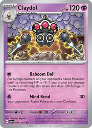 Claydol [Holo] #95 Pokemon Obsidian Flames