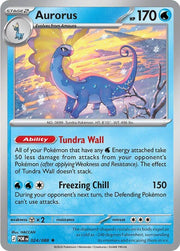 Aurorus #24 Pokemon Perfect Order HOLO