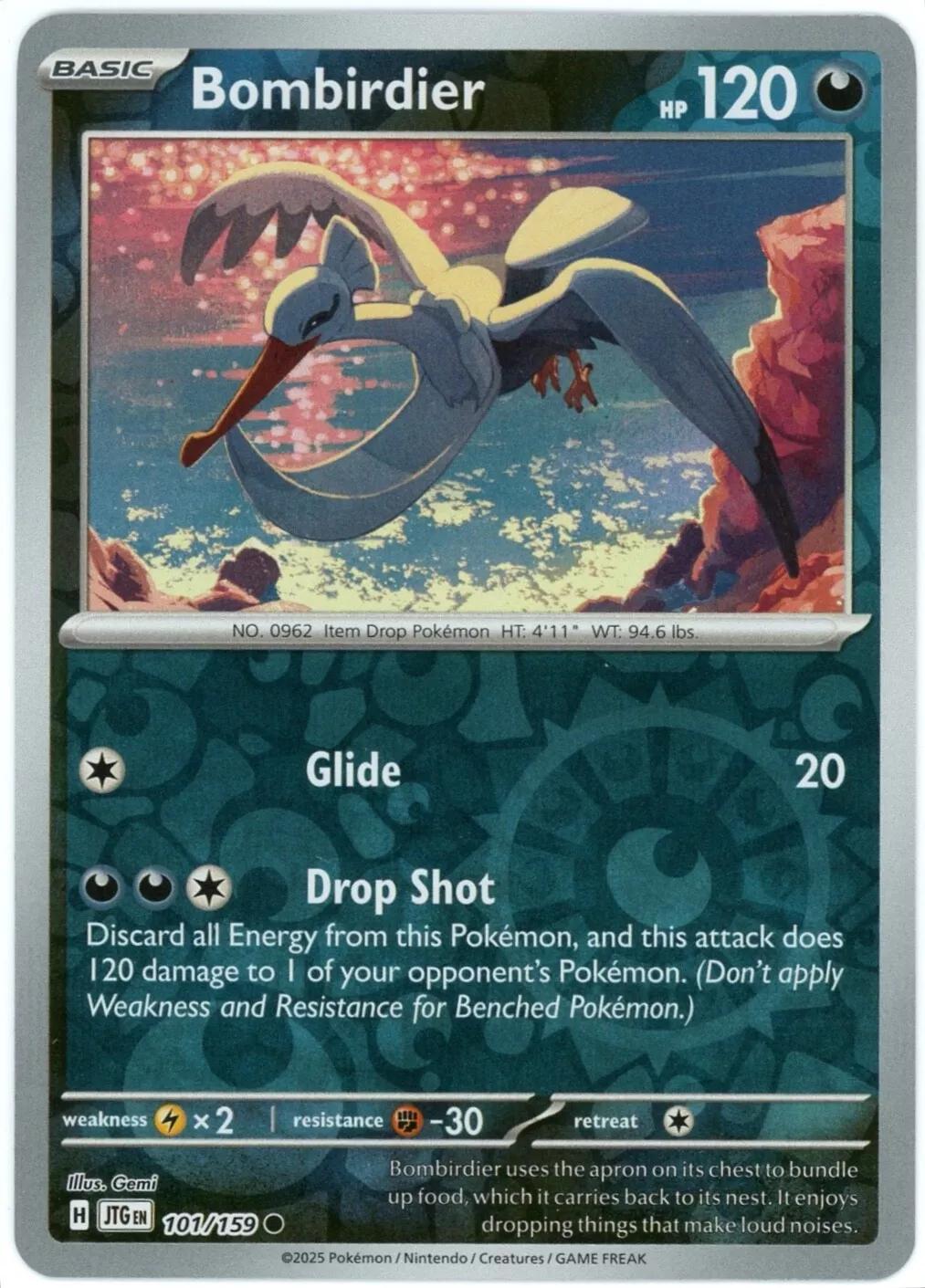 Bombirdier [Reverse Holo] #101 Pokemon Journey Together