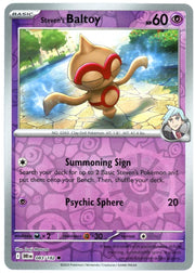 Steven's Baltoy [Reverse Holo] #83 Pokemon Destined Rivals