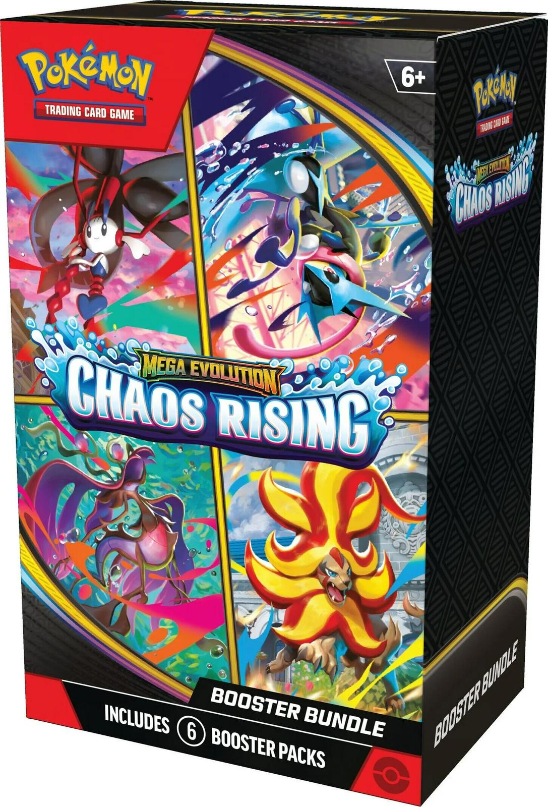 Pokémon TCG: Chaos Rising Booster Bundle - New & Sealed (6 booster packs)