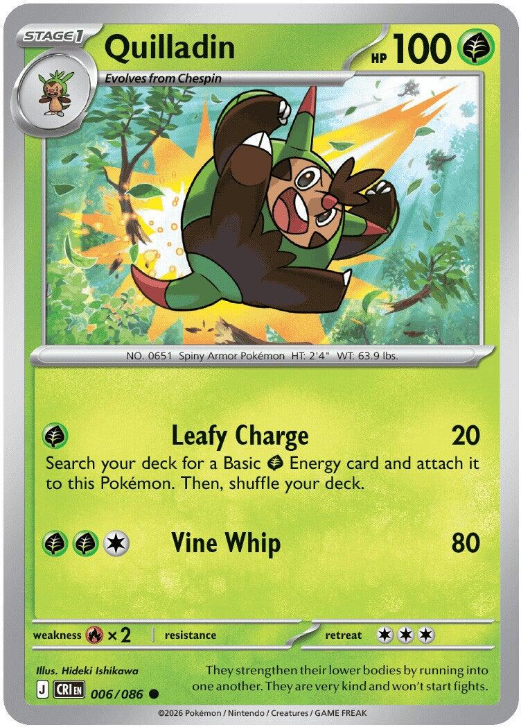 Quilladin #6 Pokemon Chaos Rising