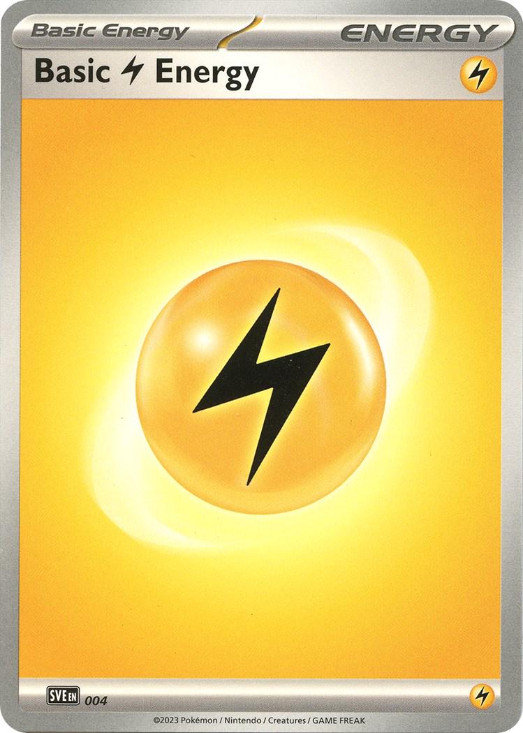 Basic Lightning Energy #4 Pokemon Scarlet & Violet Energy