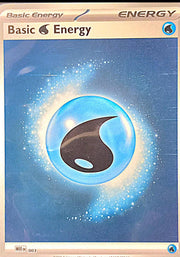Basic Water Energy - 003 MEE: Mega Evolution Energies Common • 3 Reverse Holofoil